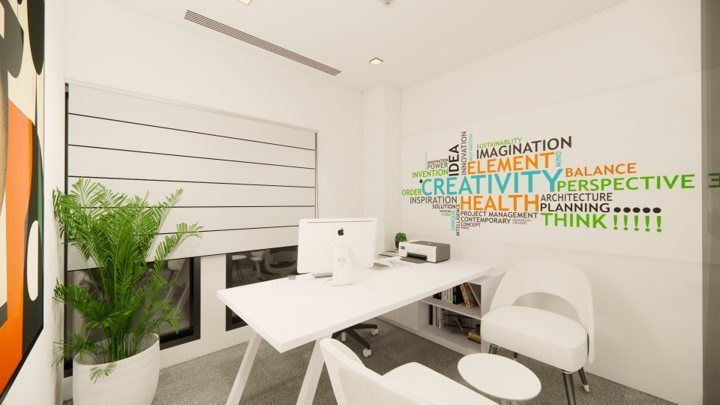 Cell Save office interior, designed by Levantine