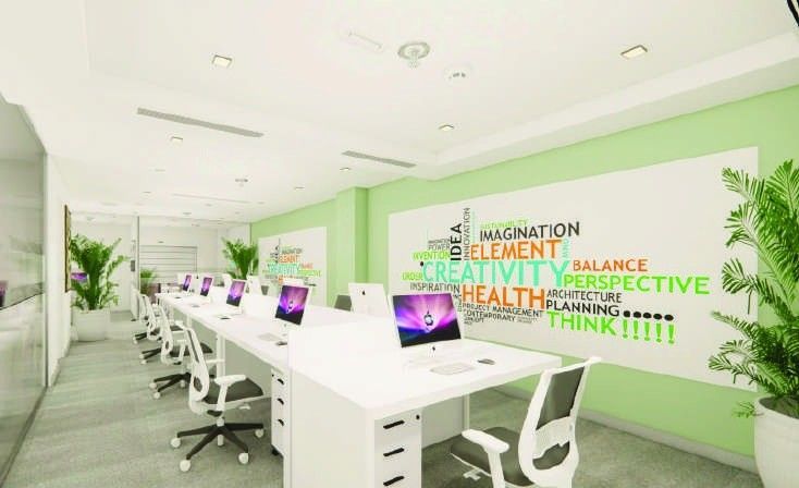 Cell Save open-plan office interior, designed by Levantine