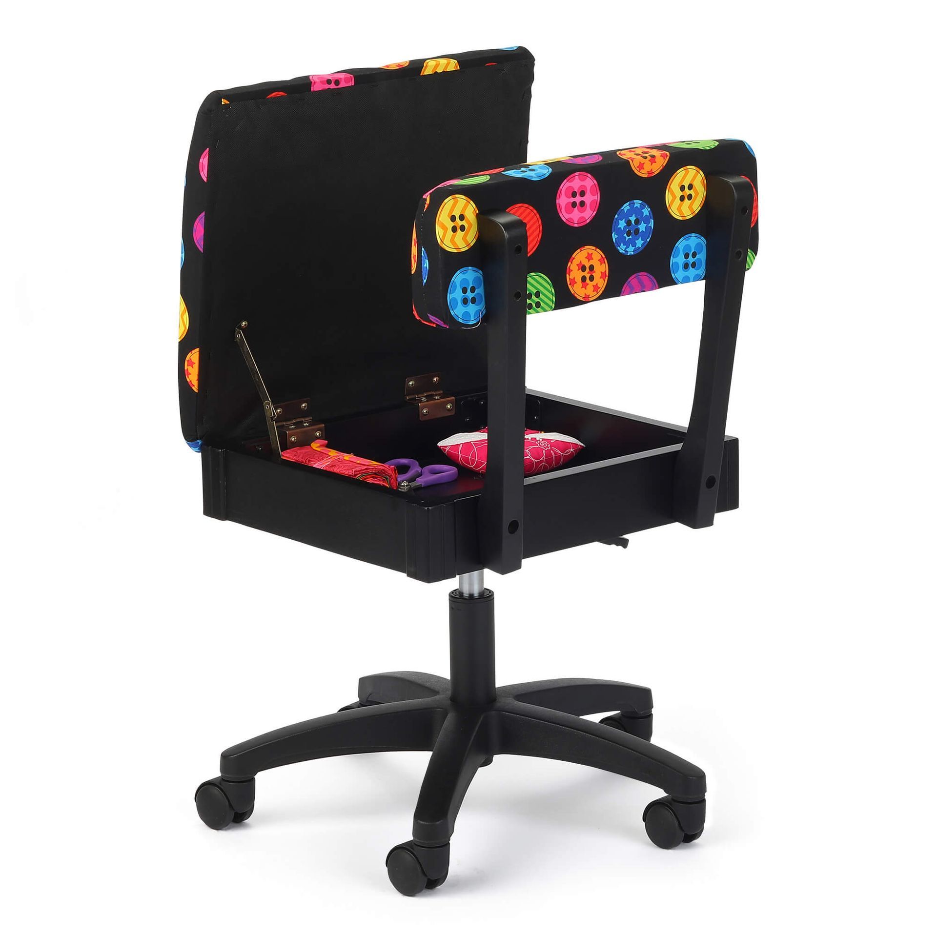Sewing Chair with Compartment — Sewing Machine Repairs in Rosslea, QLD