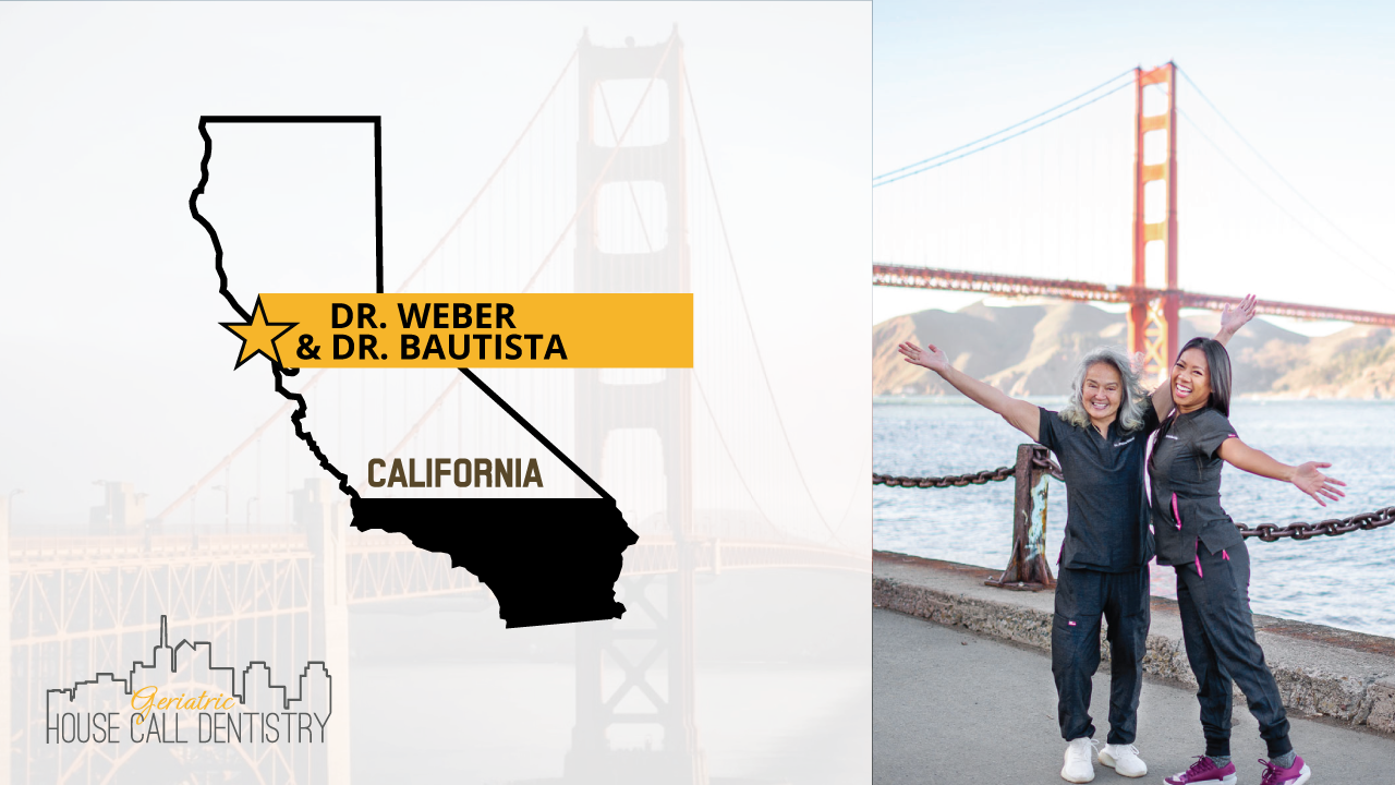 Two women are standing in front of the golden gate bridge in california