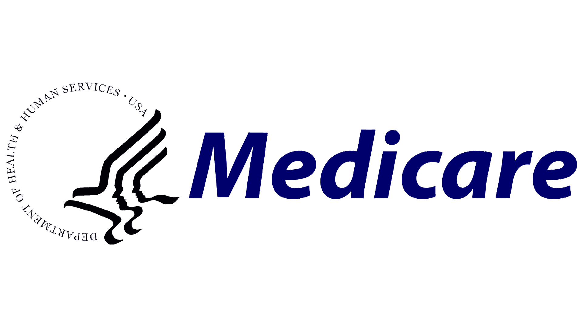 The logo for medicare is shown on a white background.