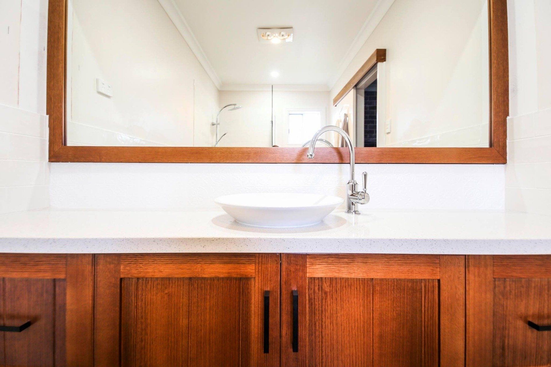 Ceramic Vessel Sink Bowl Vanity — Crispin Cabinetmakers in South Grafton, NSW