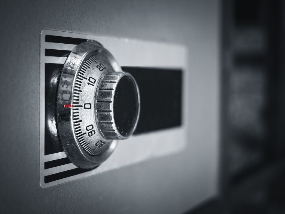 A Close Up of a Combination Lock on a Safe — Darwin Lock & Key In Humpty Doo, NT