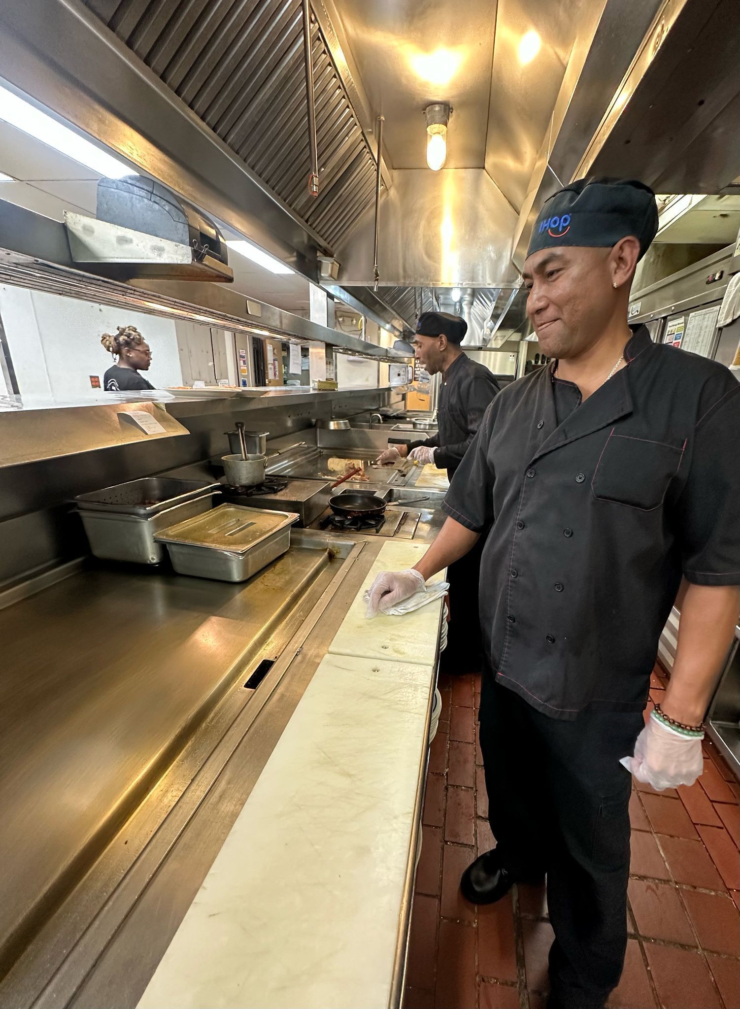 kitchen staff at IHOP