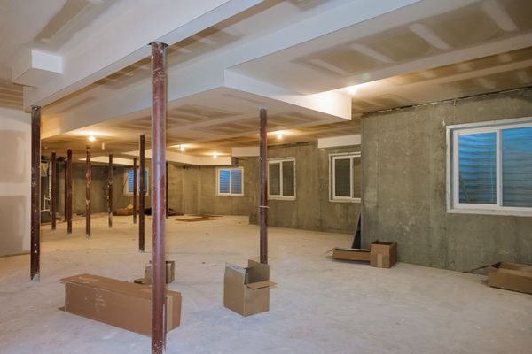 basement-framing-construction-interior