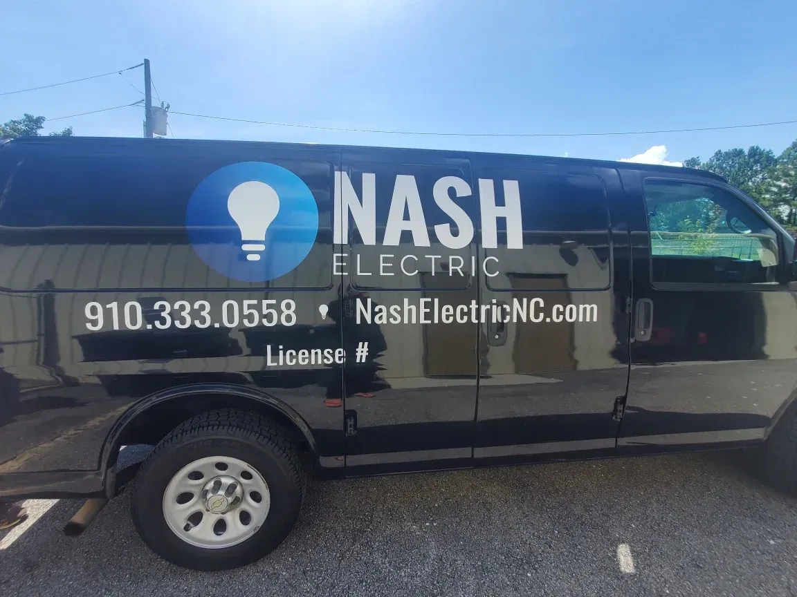 Black van with 