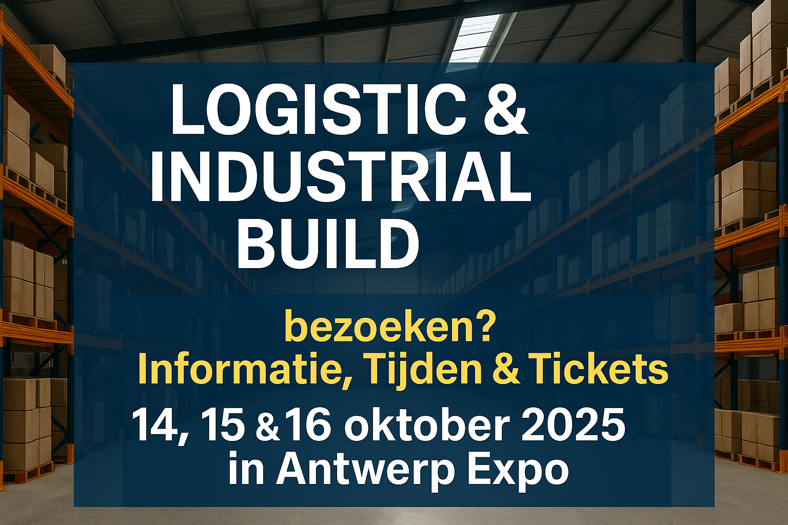 Logistic & Industrial Build 2025 bezoeken? Informatie, Tijden & Tickets