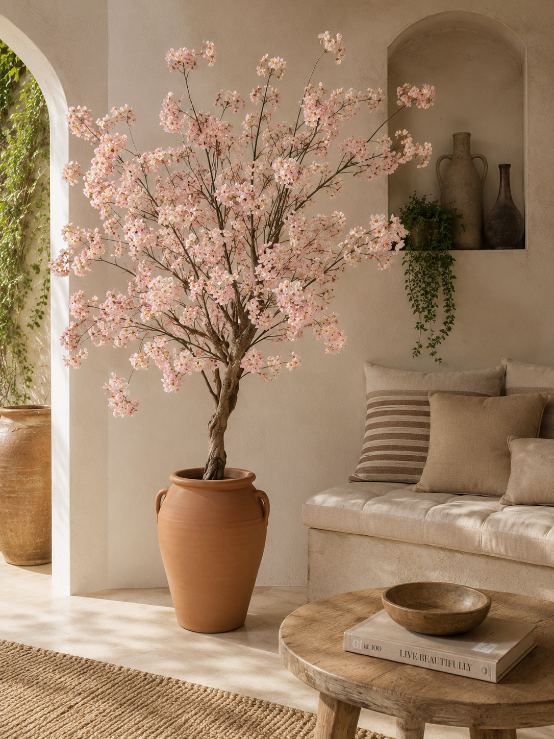 Bloesemboom 180 cm roze