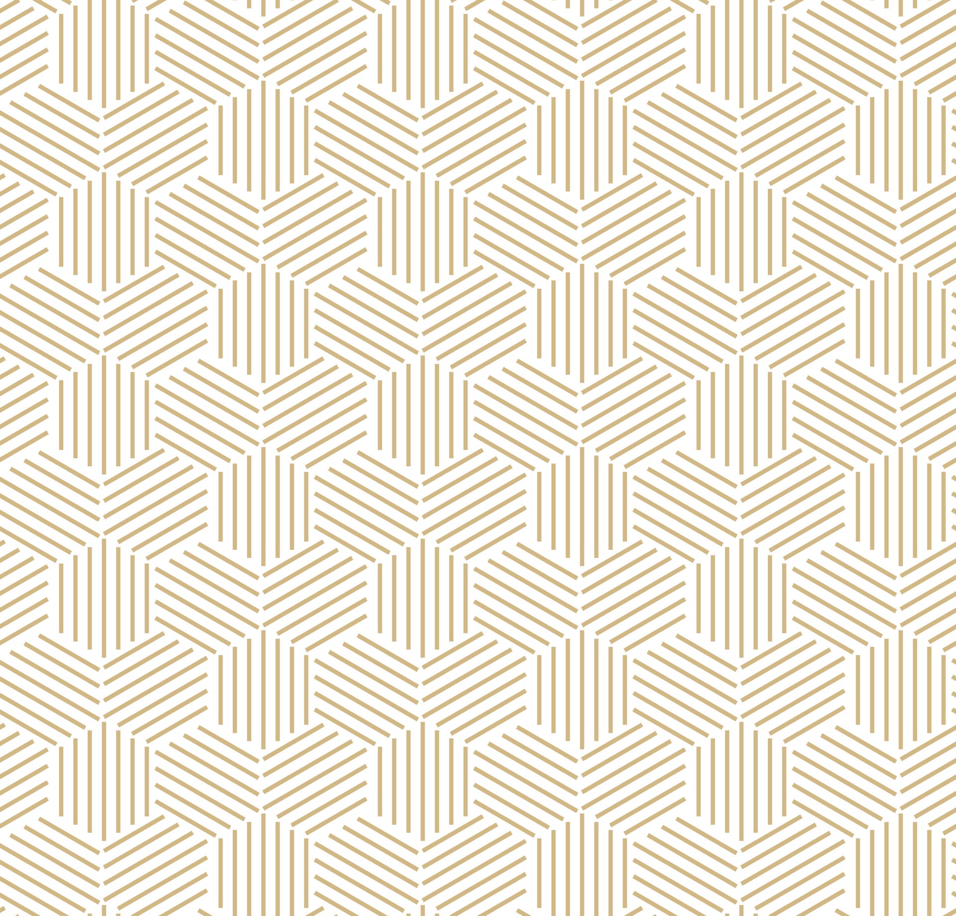 A seamless geometric pattern with lines and cubes on a white background.