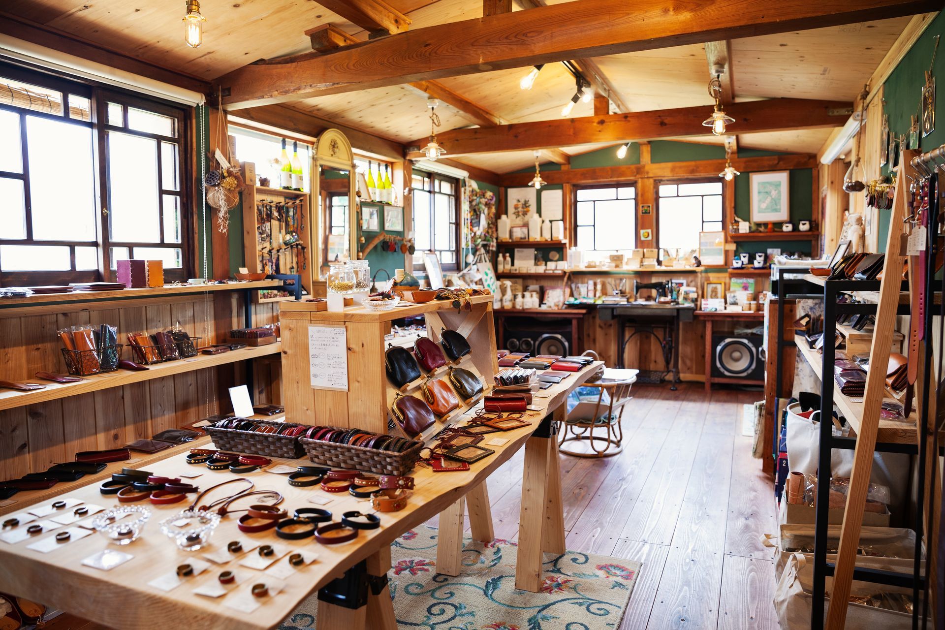 A store filled with lots of tables and shelves.