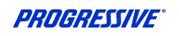 The word progressive is written in blue on a white background