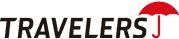 A logo for travelers with a red umbrella in the middle.