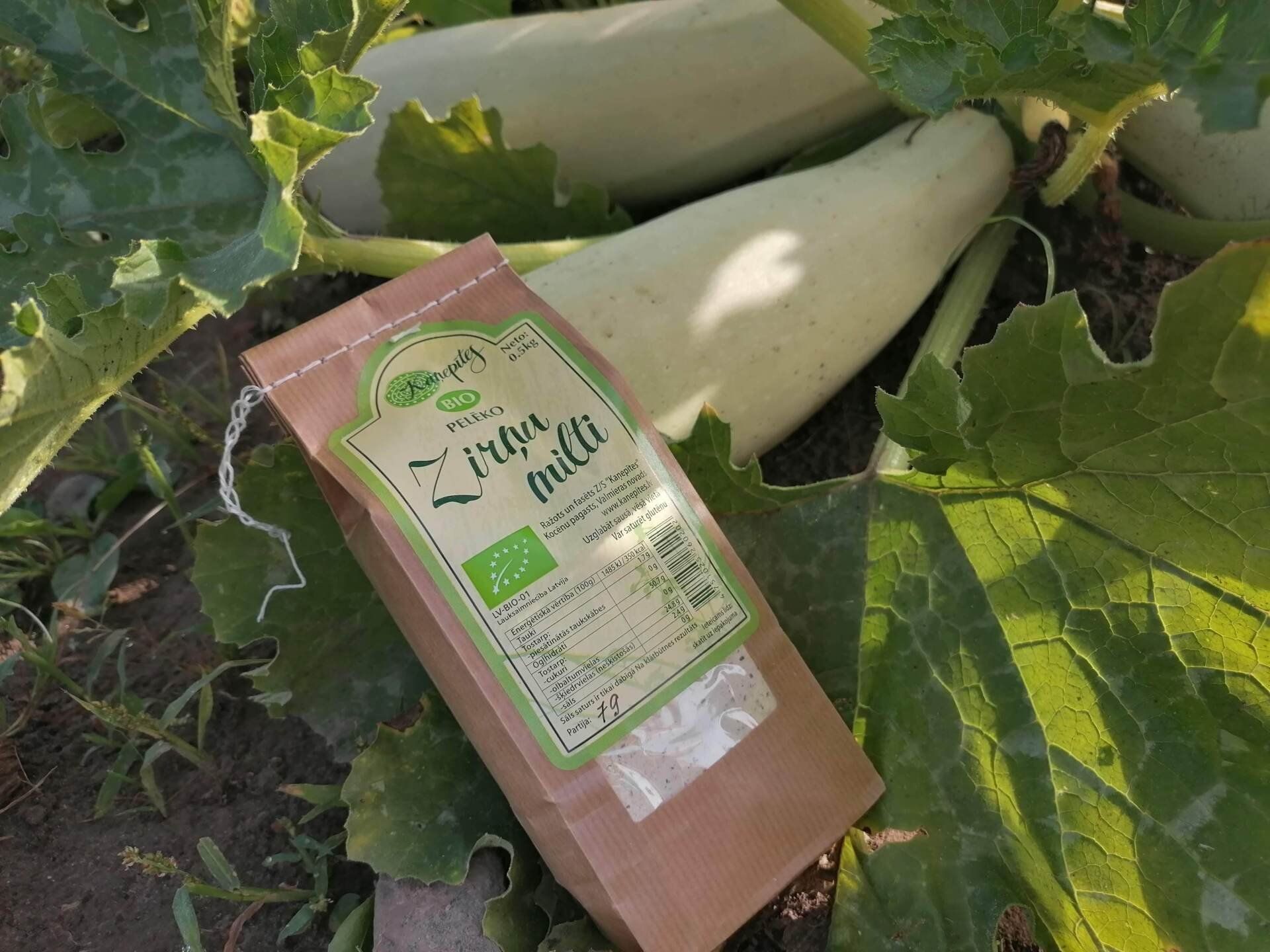 Kabači ar zirņu-rīsu pildījumu
