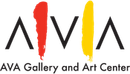 AVA Gallery logo in red, yellow and black