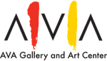 AVA Gallery and Art Center logo with black