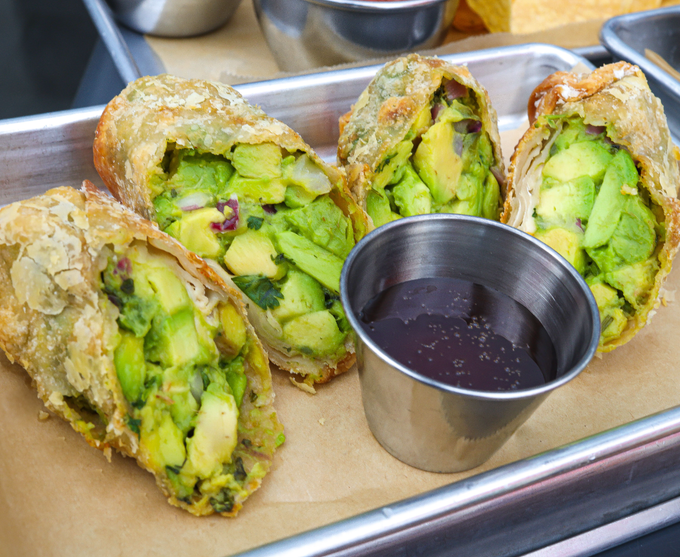 Twisted Taco crispy avocado rolls appetizer