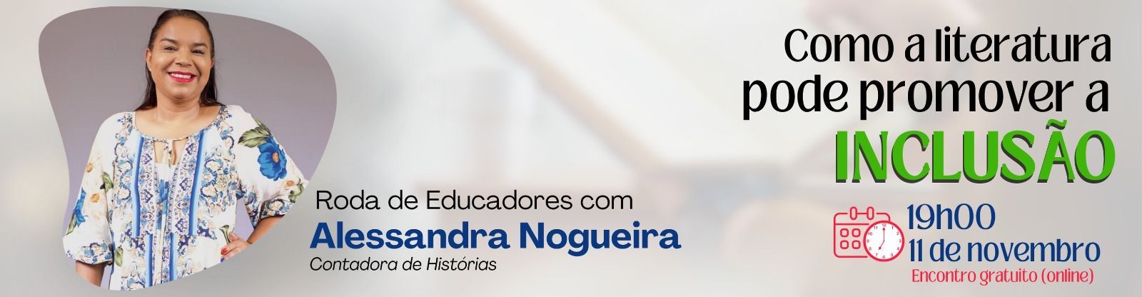 Banner para apresentação do evento Banner para apresentação do evento