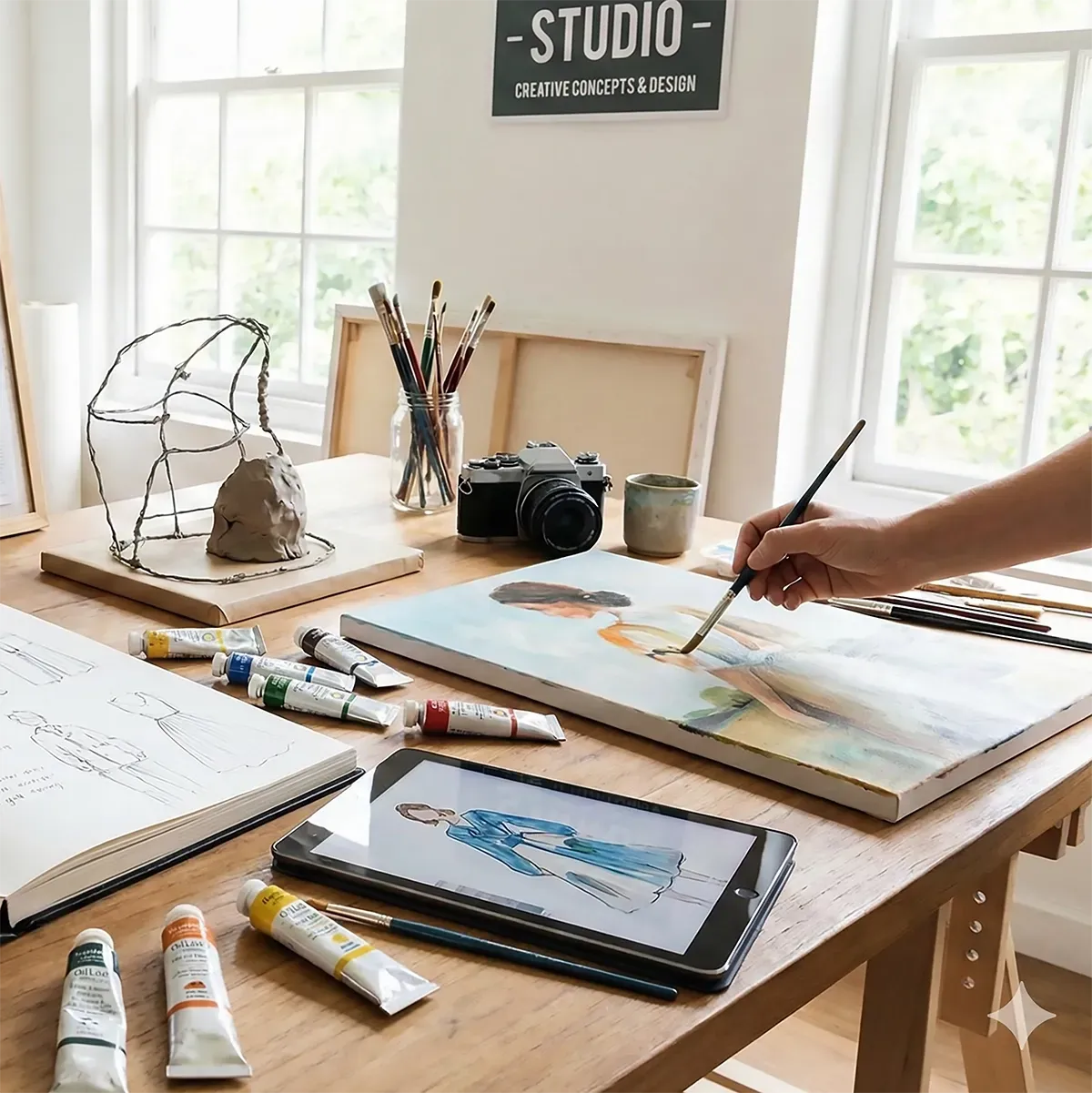 Creativity and innovation come from people rather than AI