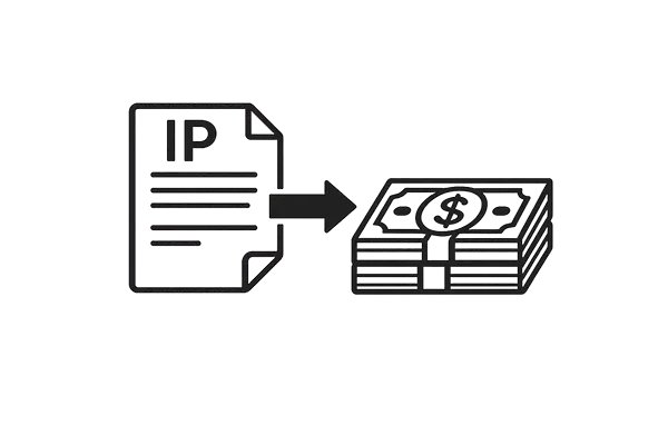 Selling or assigning your intellectual property provides you with a lump sum payment but your lose ownership