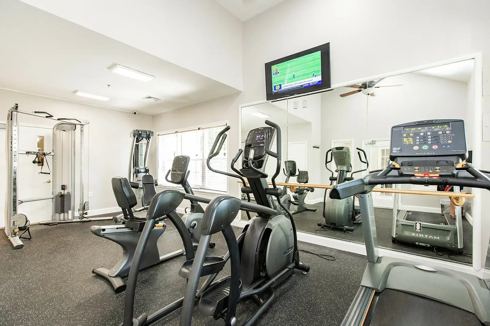 Riverscape at Piney Orchard fitness center.