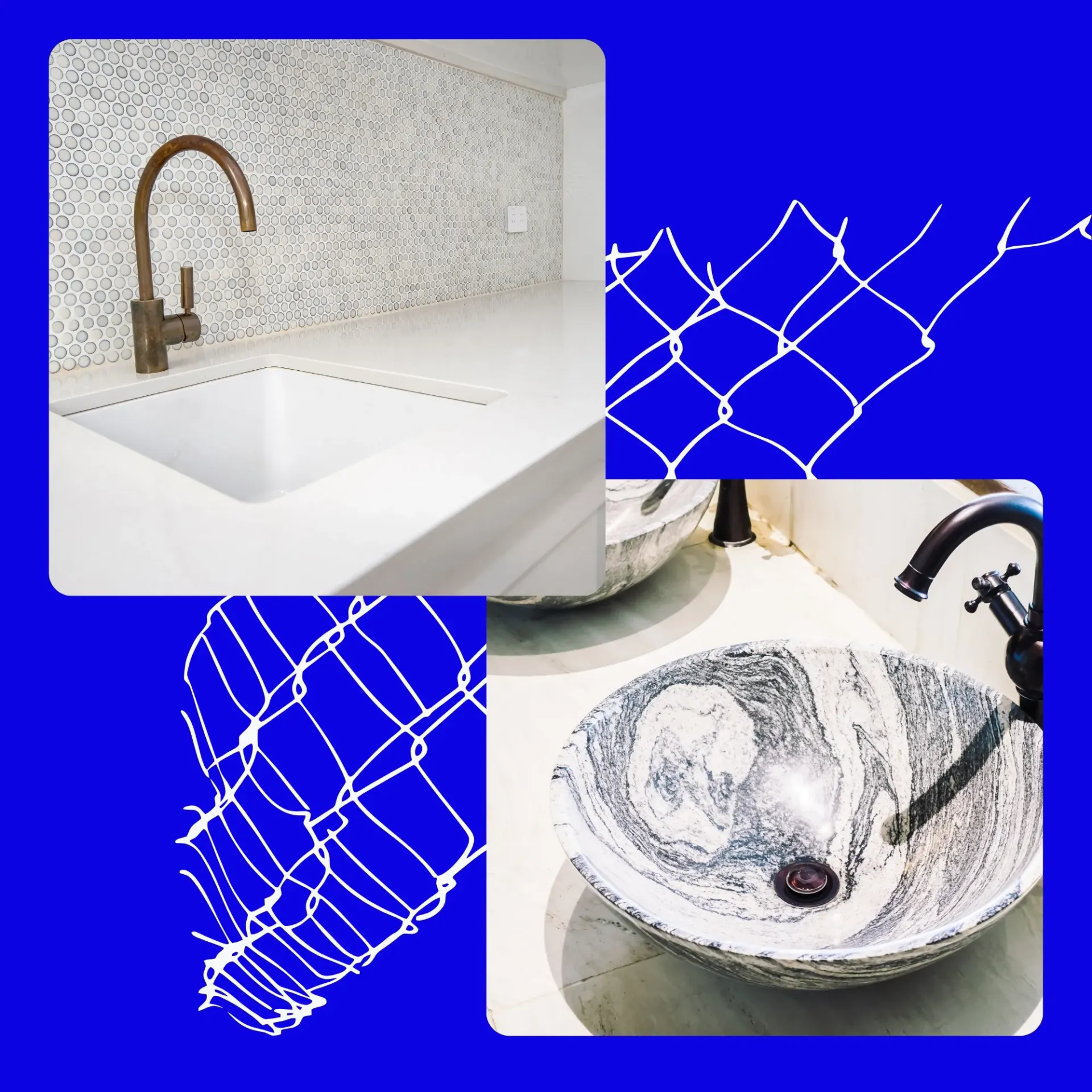 Ted & Bros Plumbing | collage of pictures shows a sink and a faucet