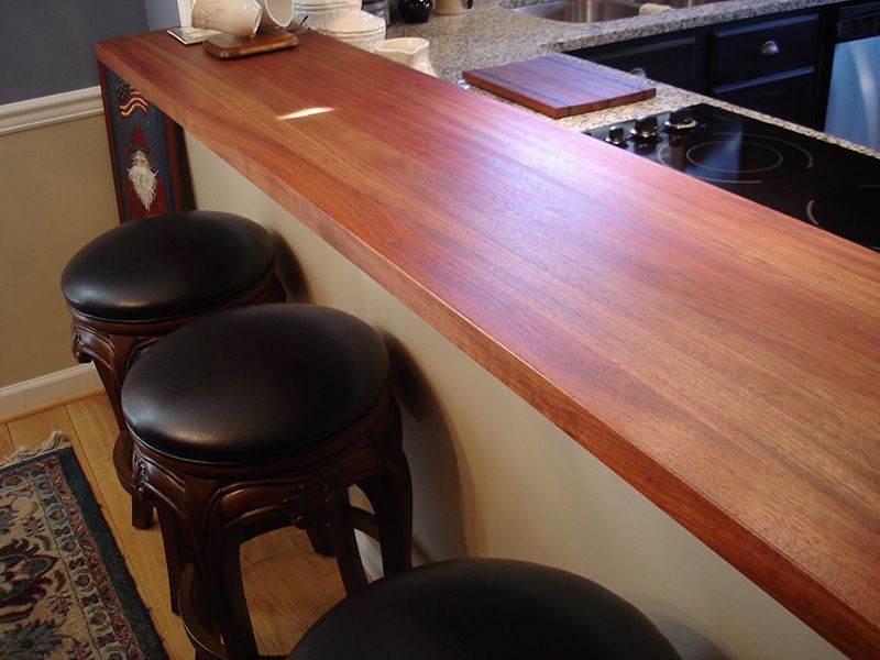 Jatoba (Brazilian Cherry) Edge Grain Countertop - Southside Woodshop