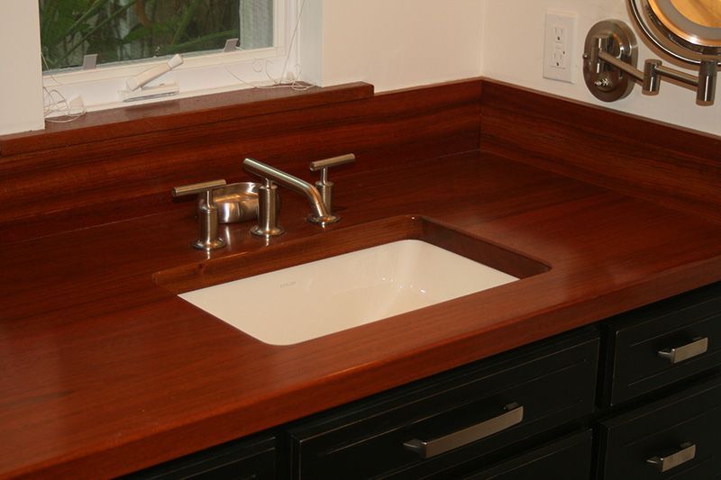 Jatoba (Brazilian Cherry) Flat Grain Countertop - Southside Woodshop