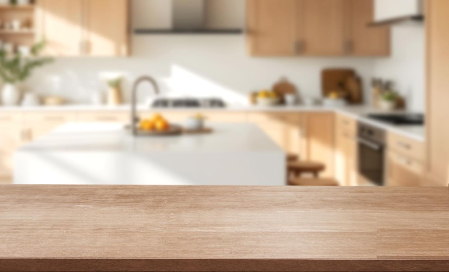 Modern Farmhouse Wood Countertop