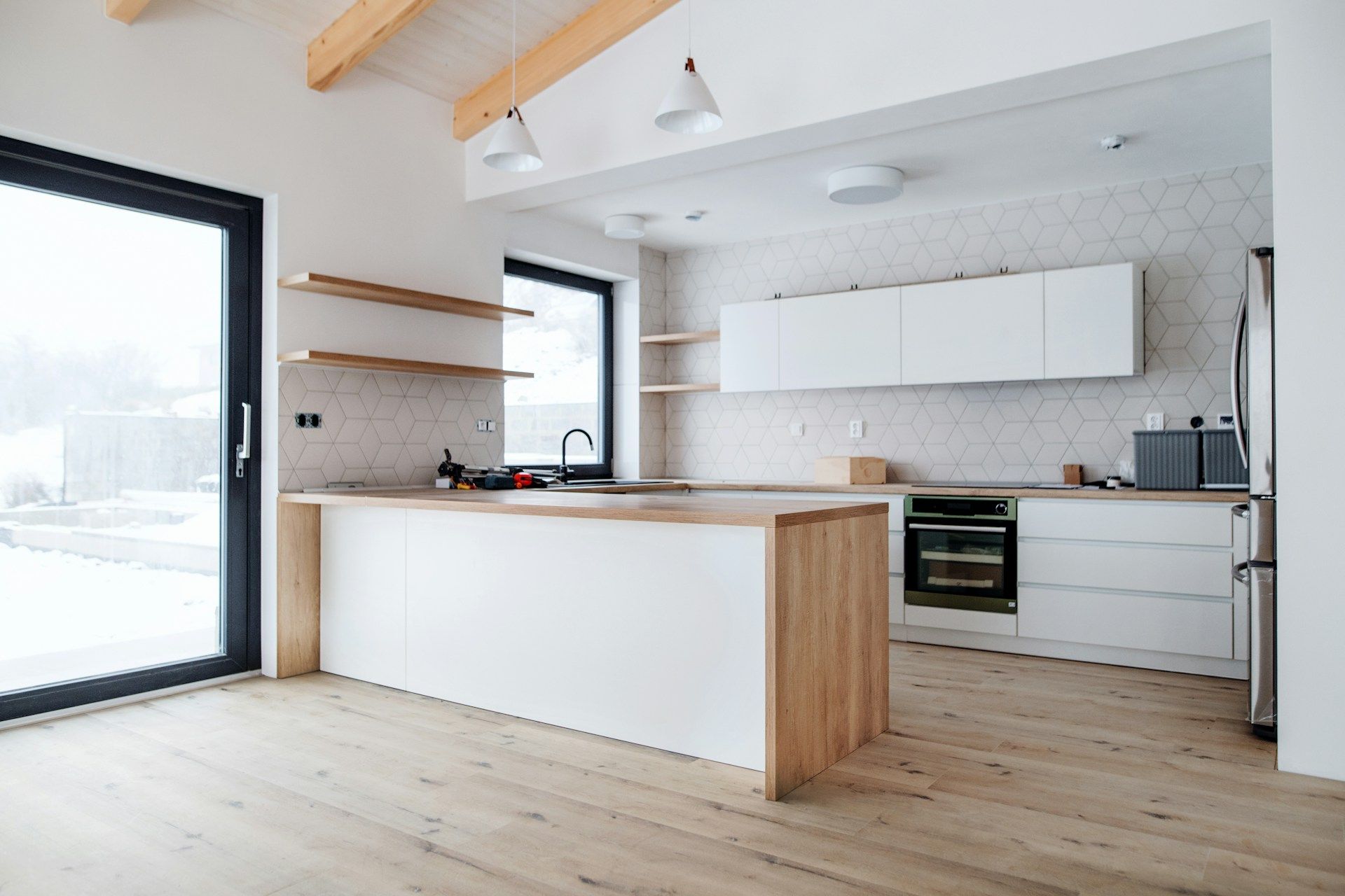 wood countertop
