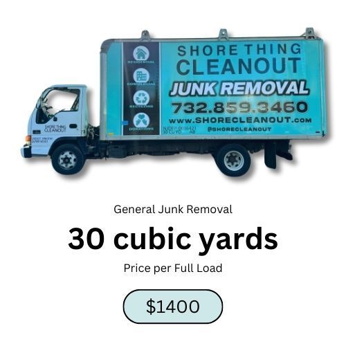 Junk removal truck with