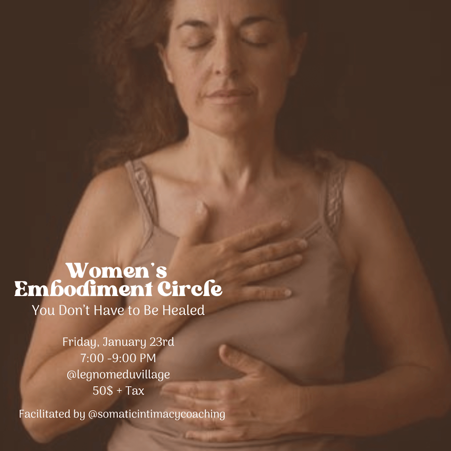 Embodiment Women's Circle: The Erotic Feminine