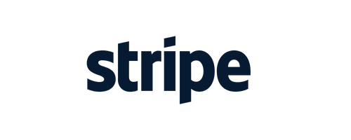 Stripe logo in dark blue font on a white background.