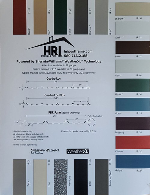 Roofing & Post Frame Building Ponca City, OK HRI Roofing