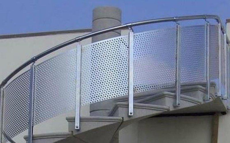 Ringhiera scala in ferro