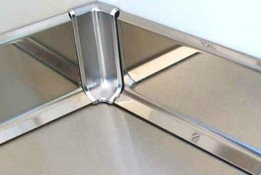 Particolare in acciaio inox
