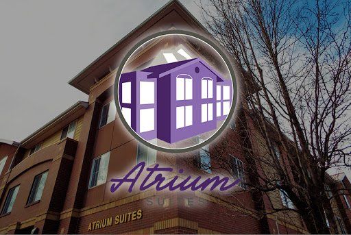 Atrium Front and Logo