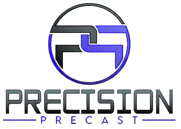 Precision Precast Logo white