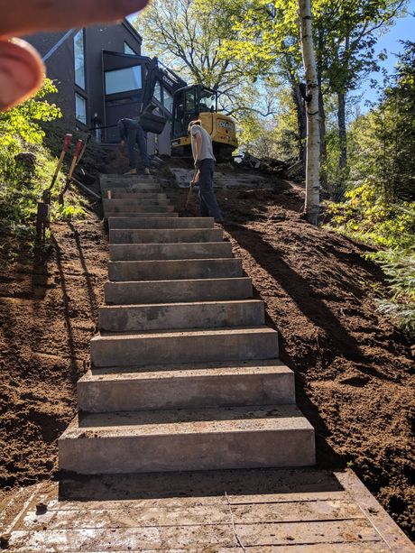 construction escalier