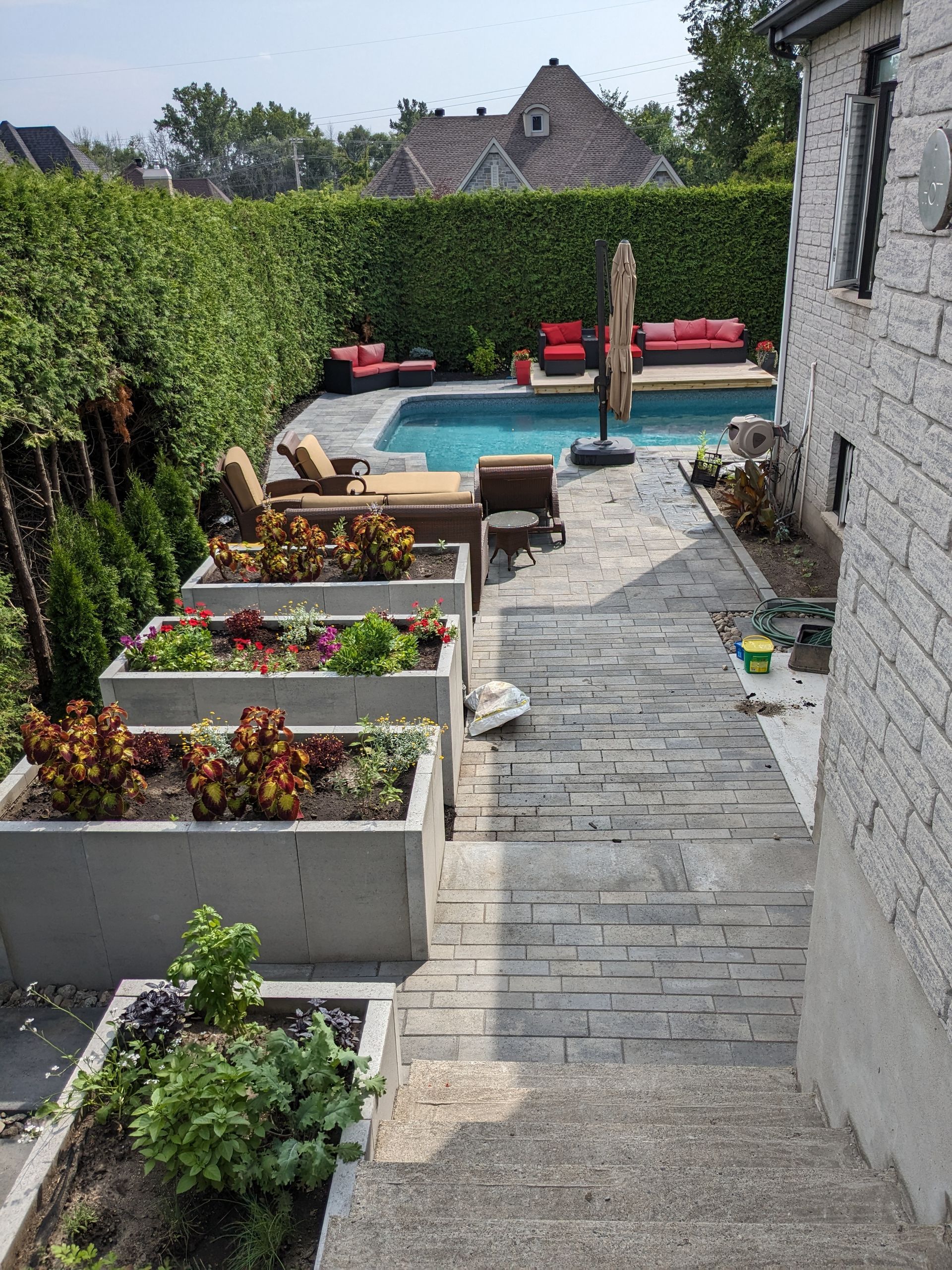 entrepreneur terrassement pavé
