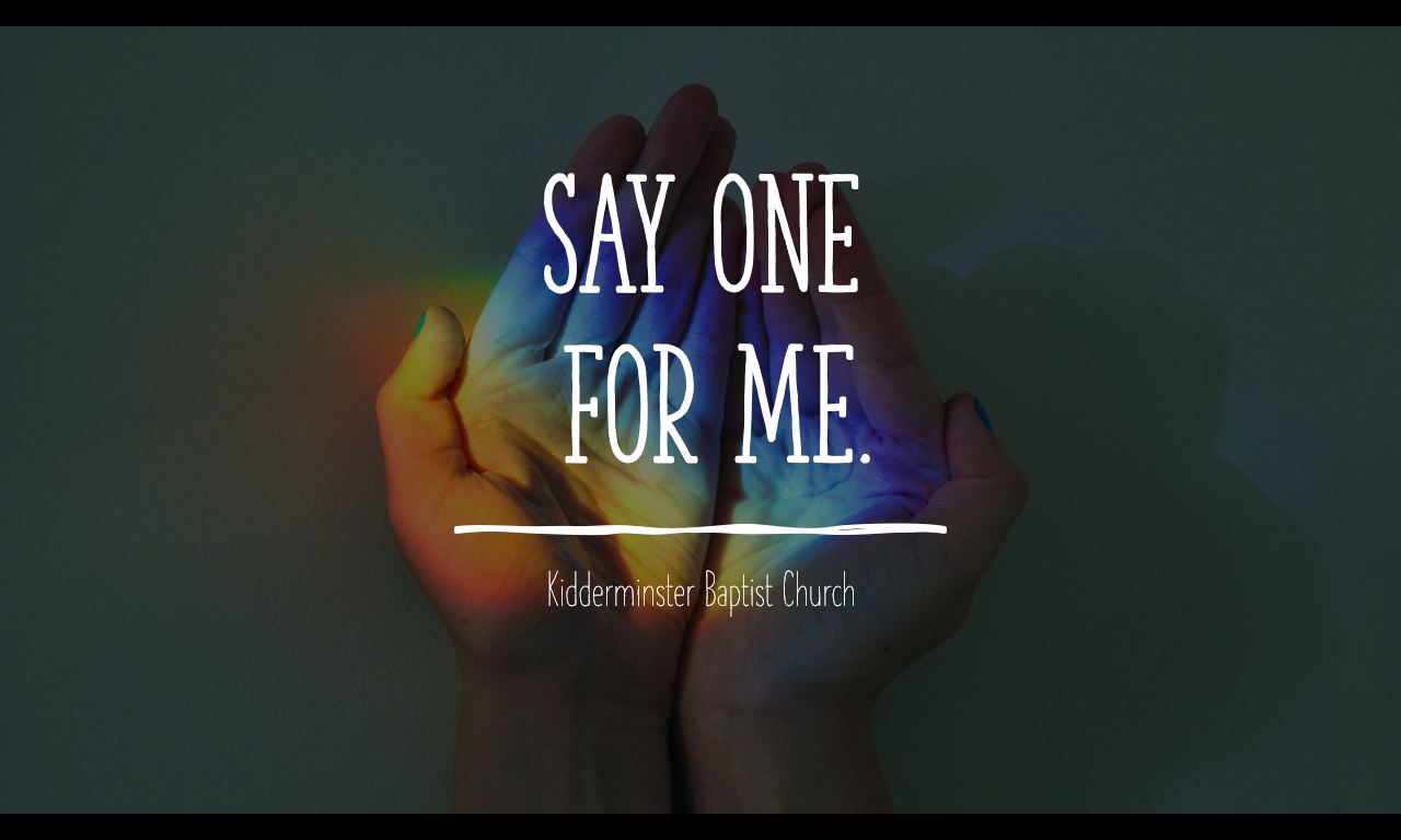 Prayer say1forme