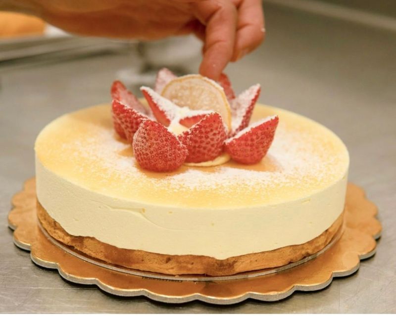 cheesecake fragole corsi di pasticceria a Roma