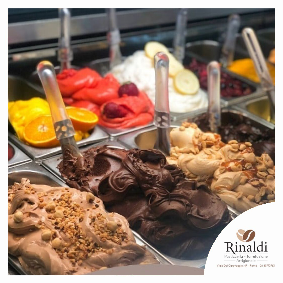 gelati della pasticceria Rinaldi a Roma