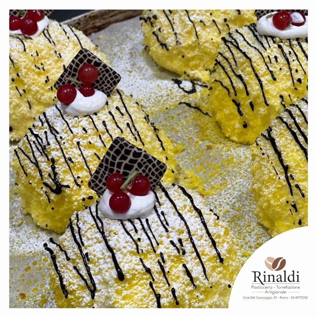 torta mimosa della pasticceria Rinaldi a Roma