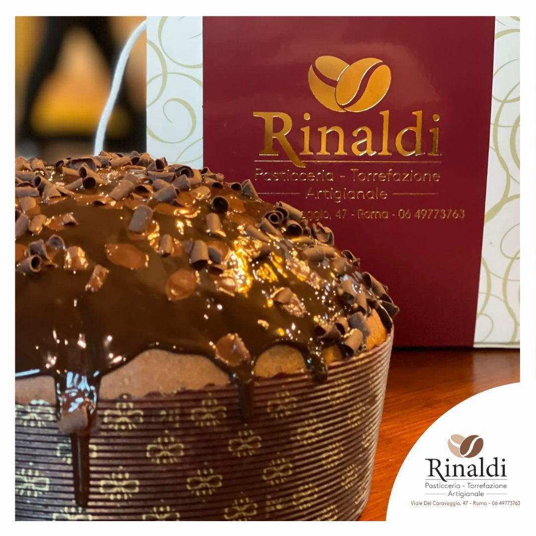 panettone cioccolato della pasticceria Rinaldi a Roma