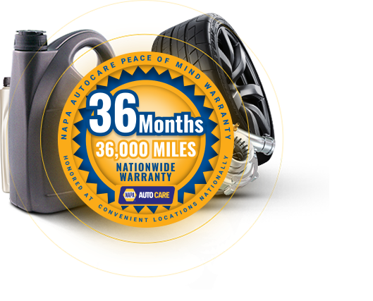 36 Month Napa Warranty | JBS Auto Service