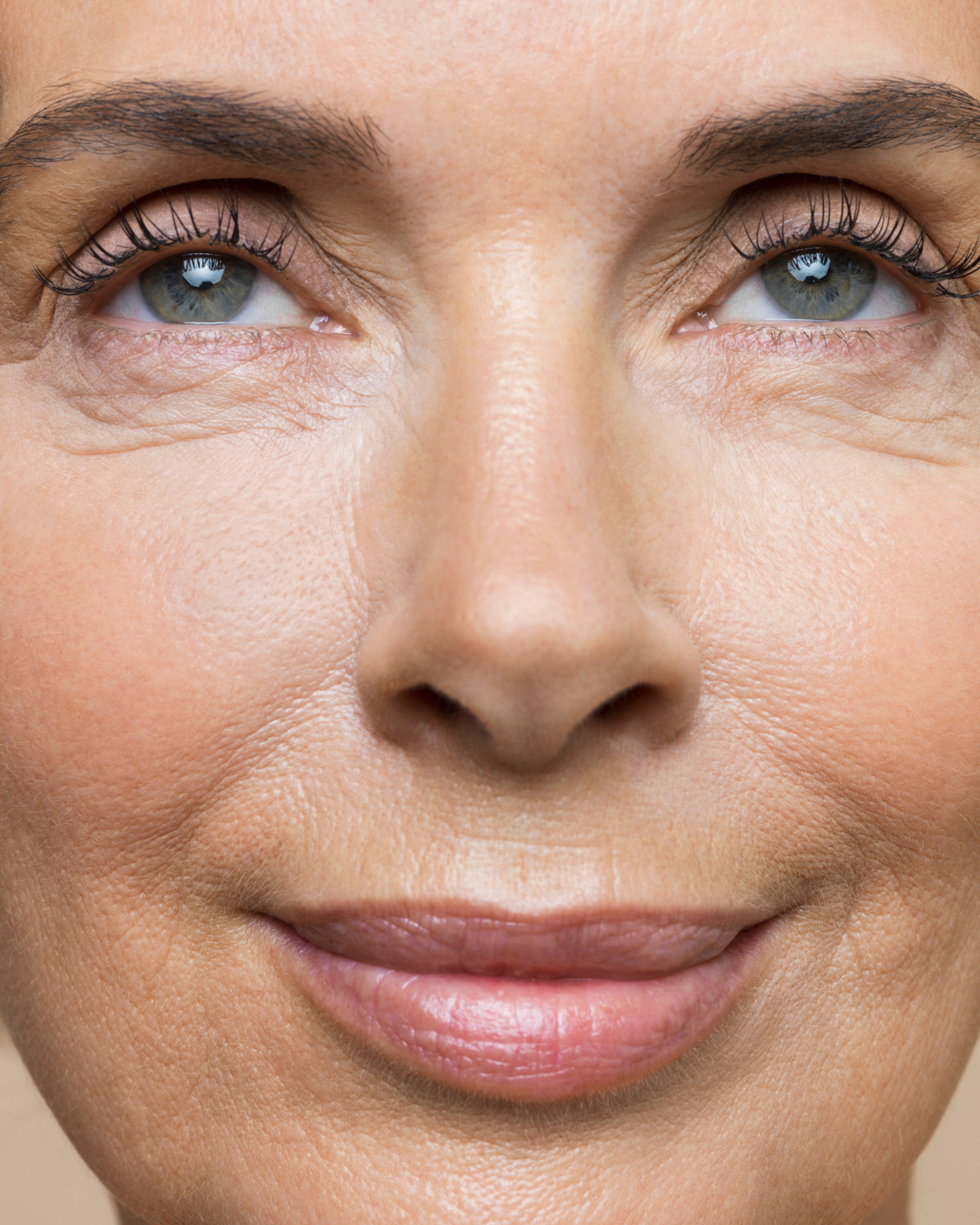 Close-up of a person's face focusing on their eyes, nose, and mouth, showing a soft, neutral expression — Skin Haven Aesthetics Whitsundays in Airlie Beach, QLD