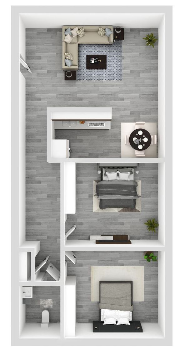 2 Bed | 2 Bath