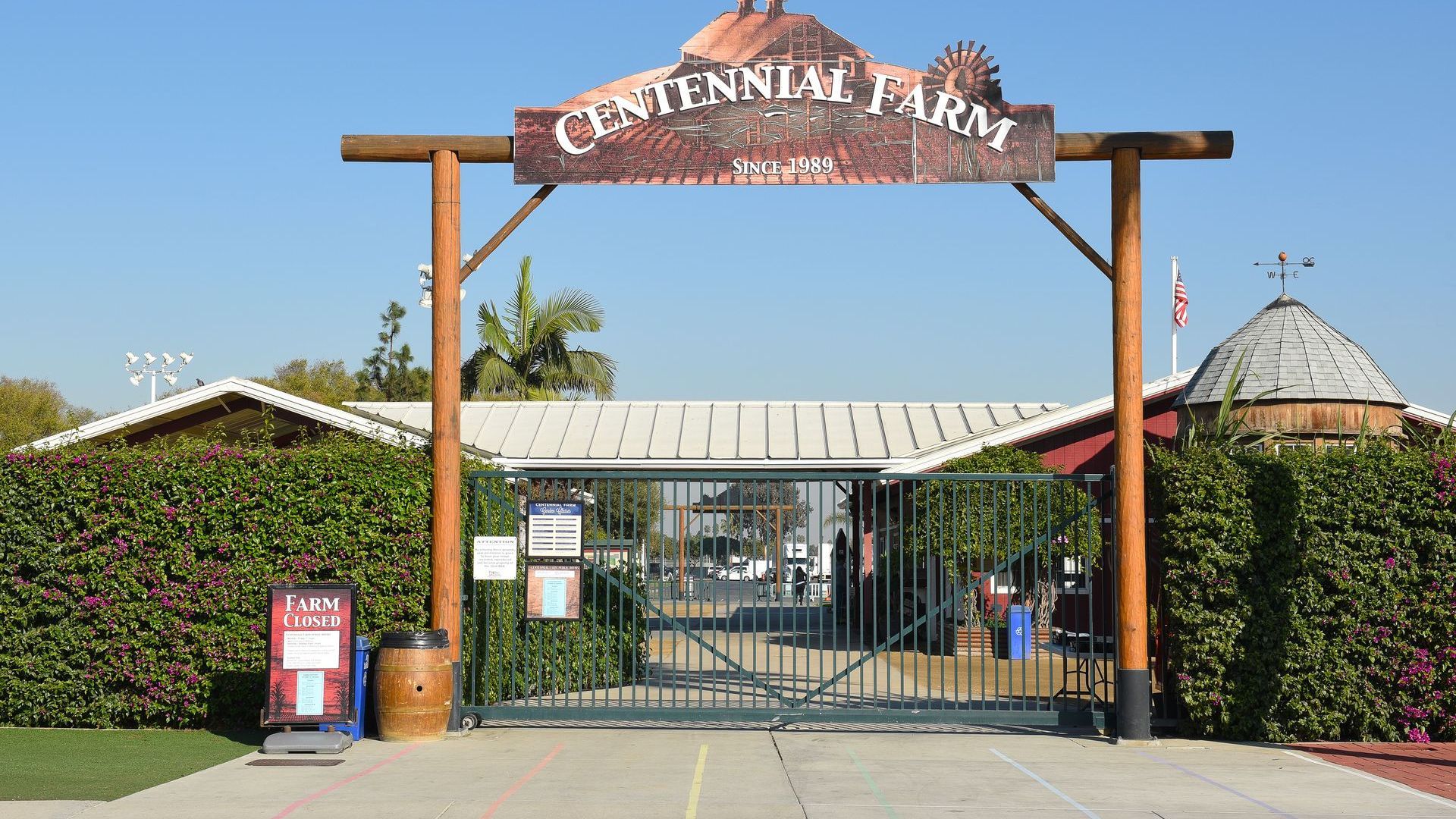centennial farm entrance