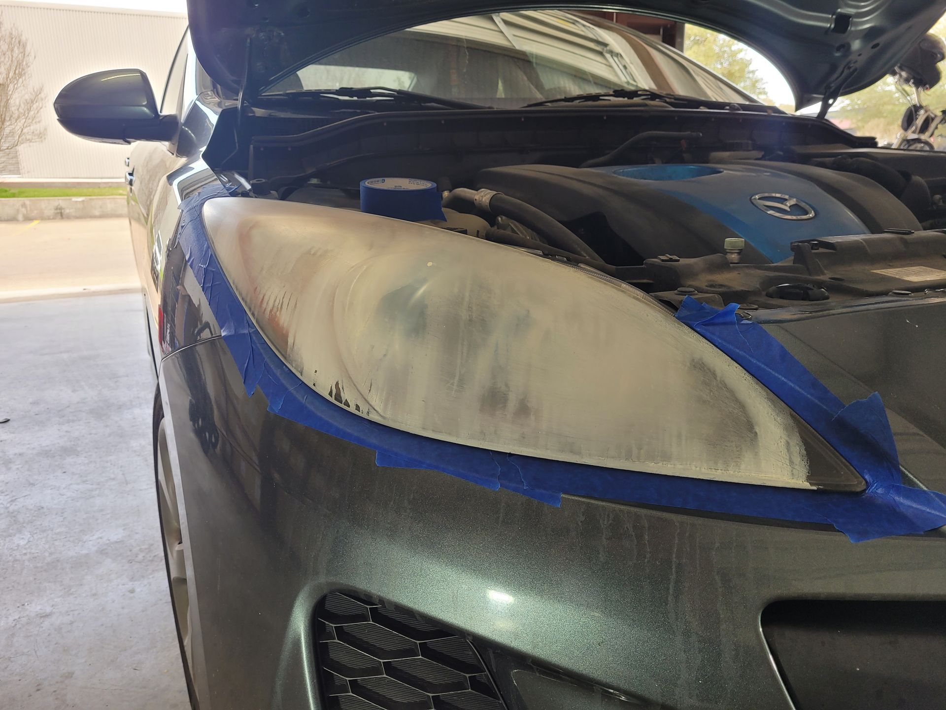 Headlight 2 before