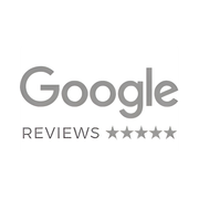 Google Reviews logo with five stars.